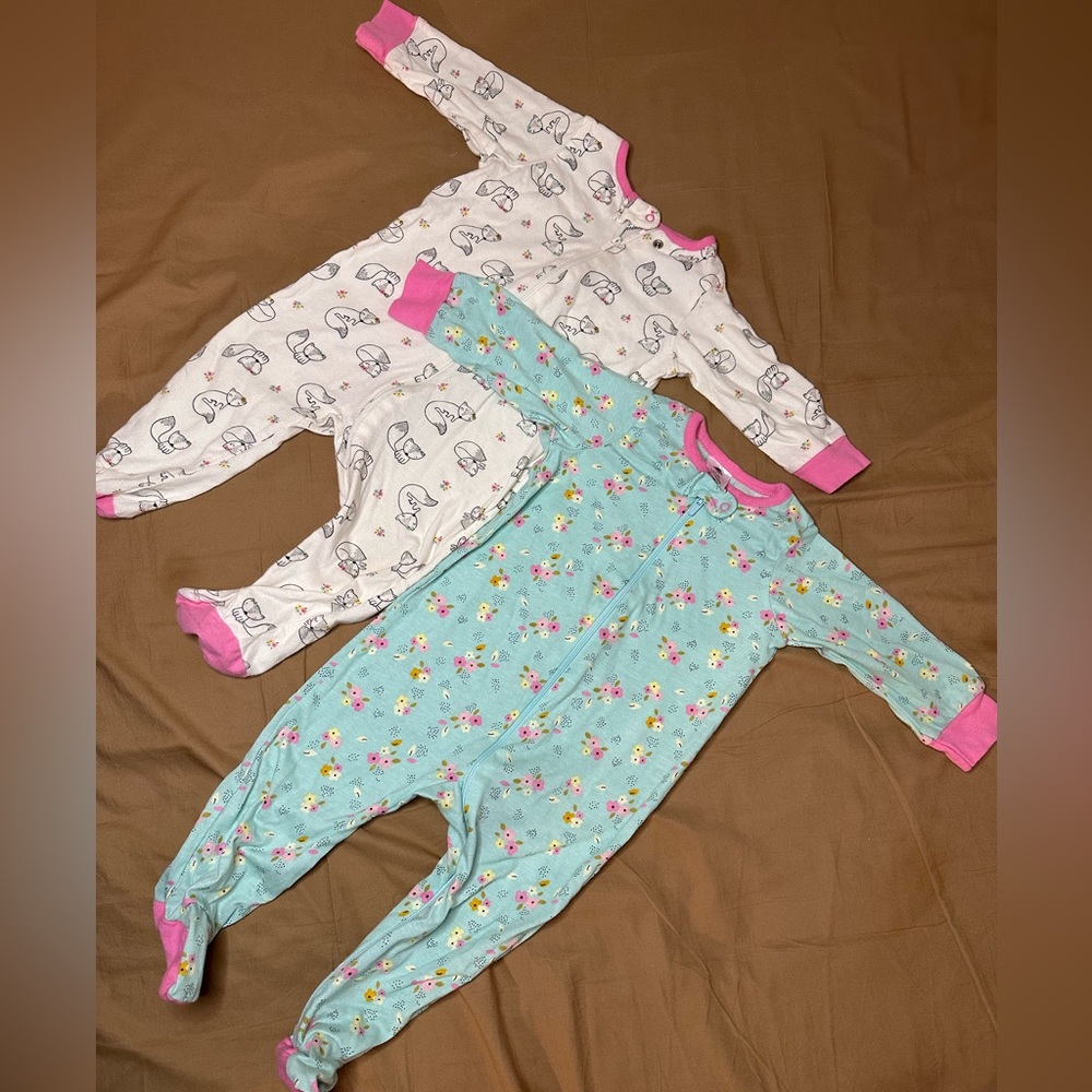 2 Pack Gerber PJ Onesies